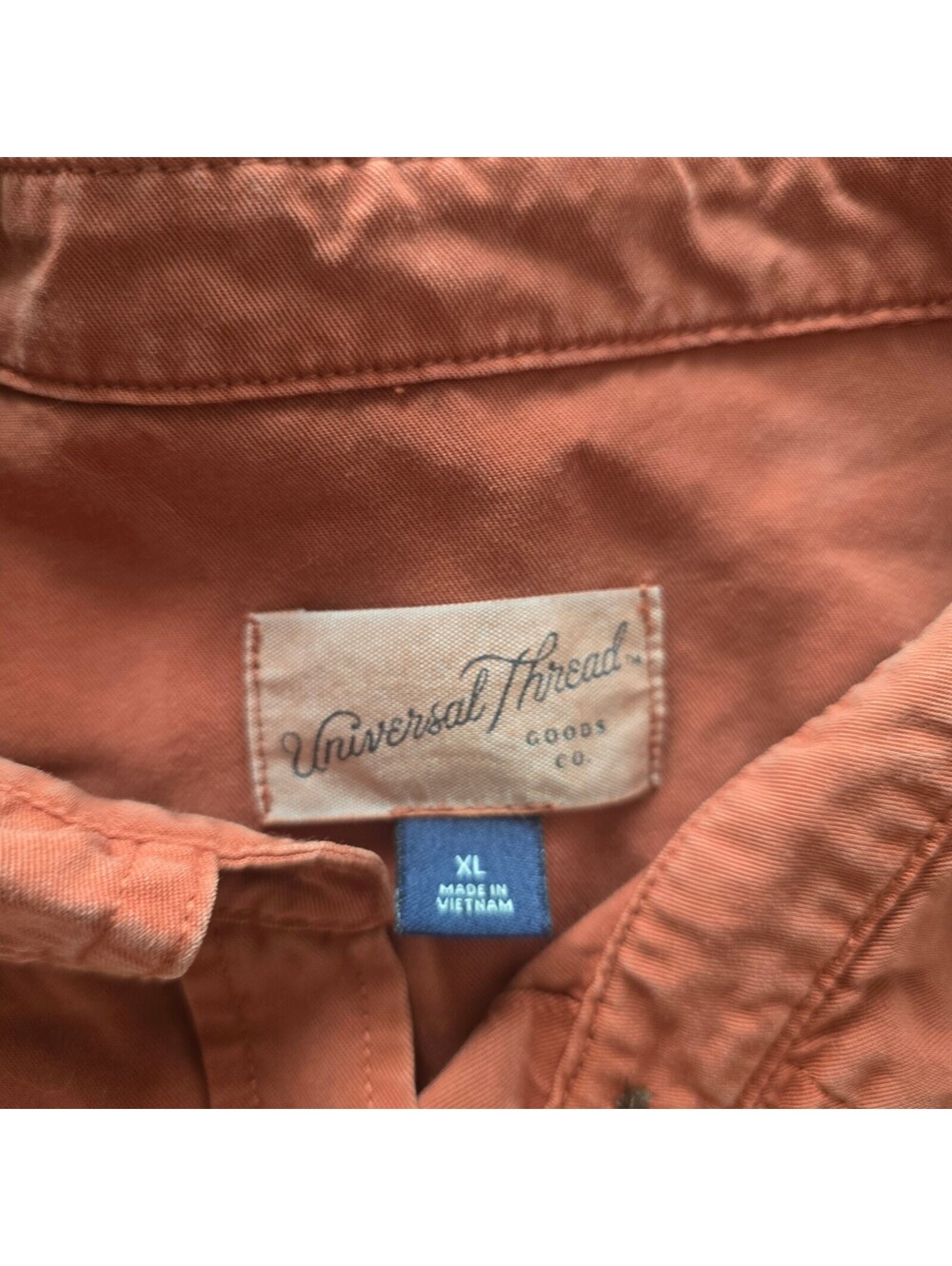 Universal Thread rust button-up shirt - Picture 5 of 6